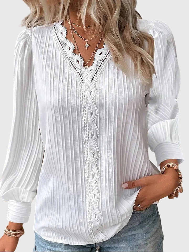 Elegante Damenpullover-Bluse