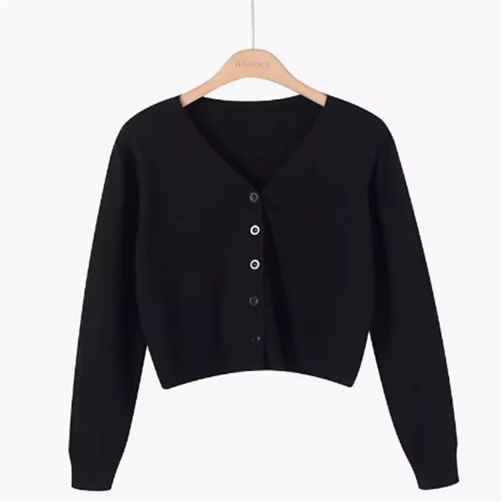 Damen Leichtgewicht Strickpullover mit V-Ausschnitt