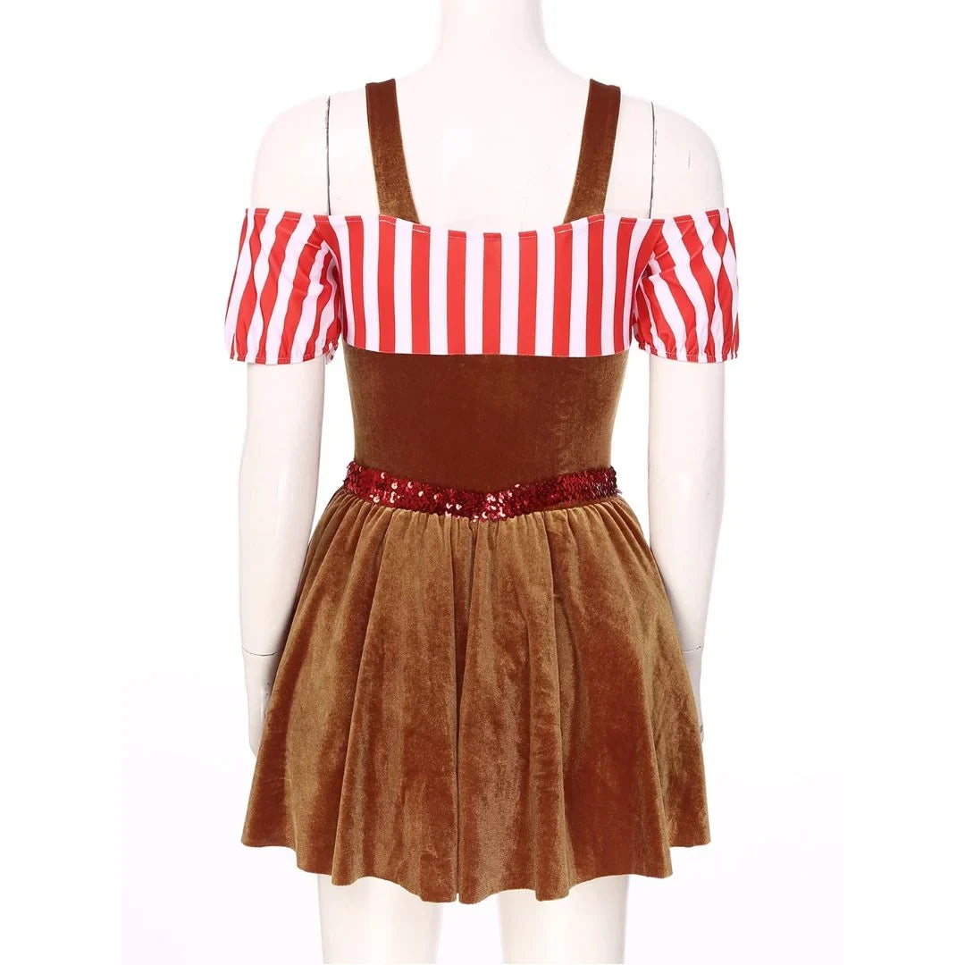Dirndl-Kleid mit traditioneller Gestaltung für Damen