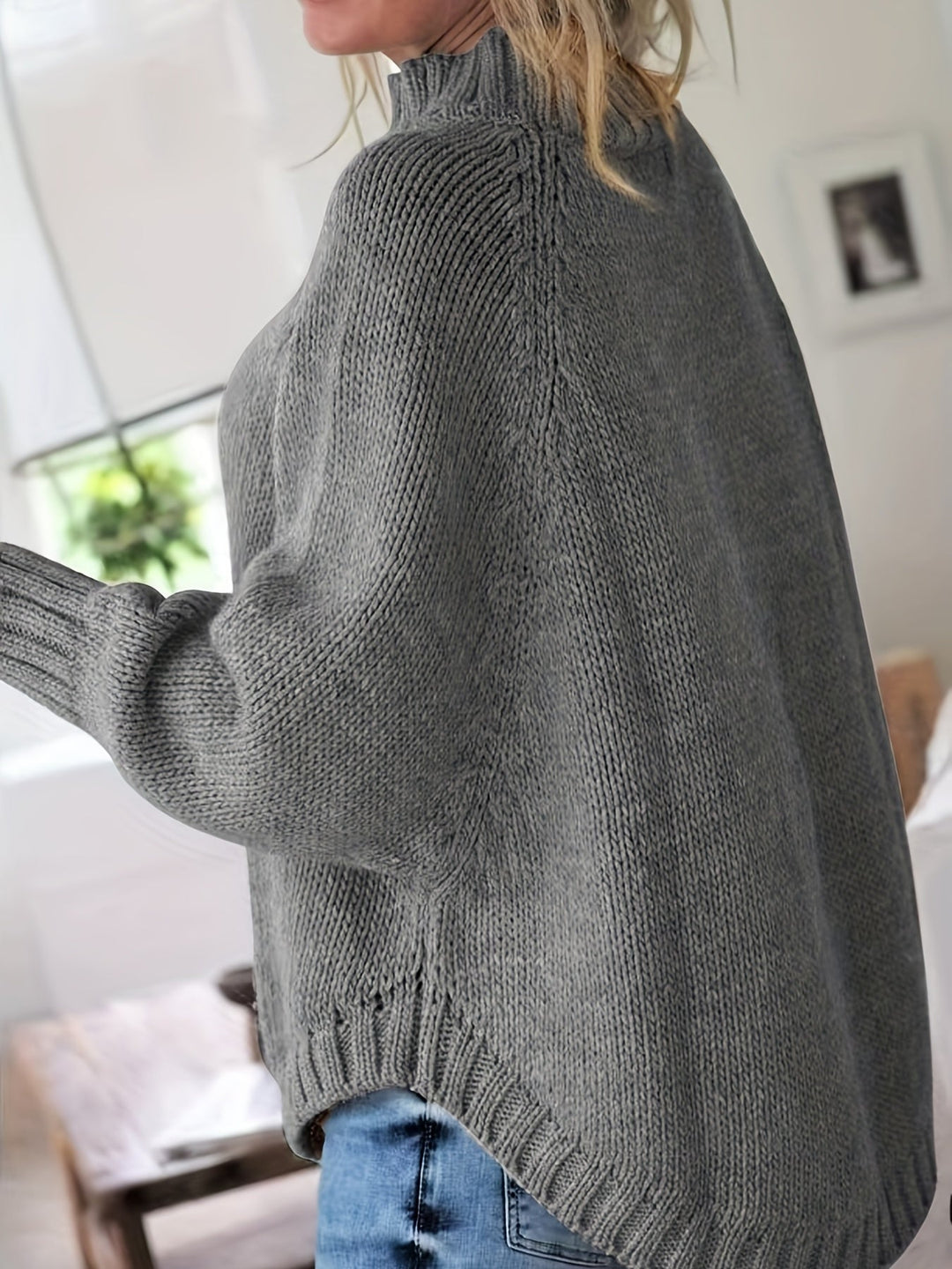 Cozy chunky knit sweater 