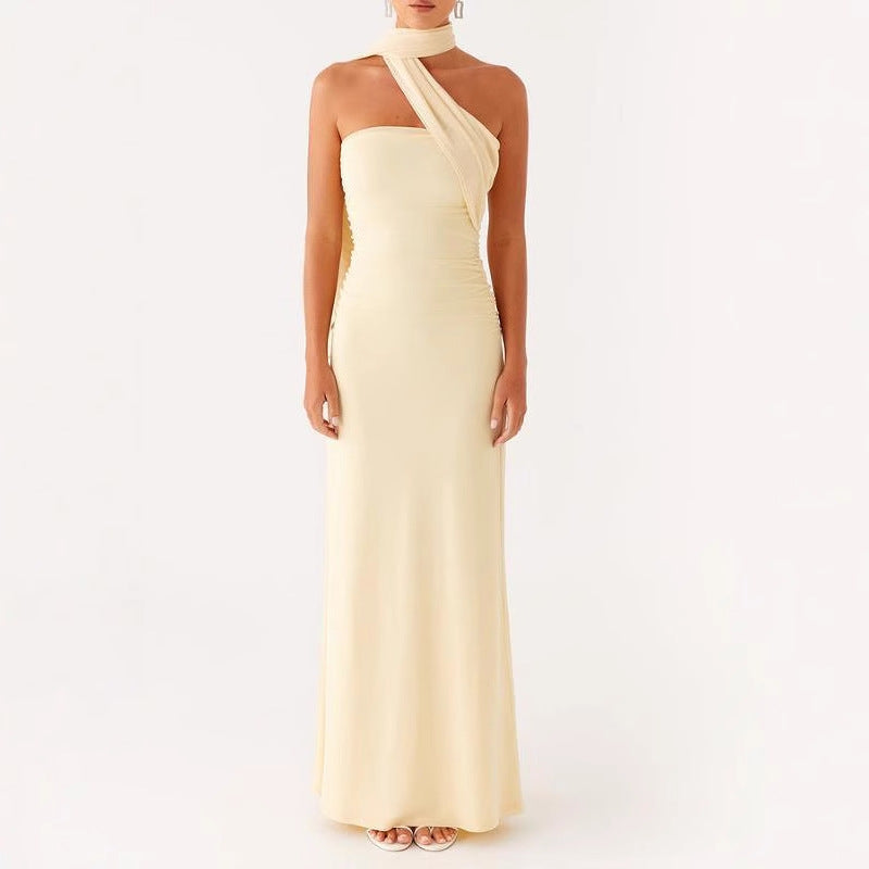 Damen Blumen Maxikleid Sommer Ärmellos