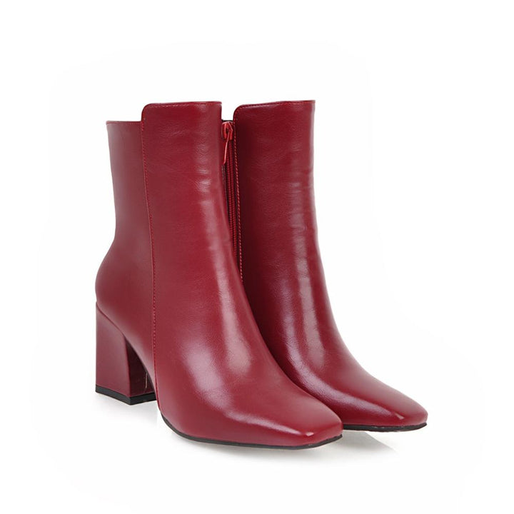 Damen Stiefeletten Mit Hohem Absatz Für Herbst