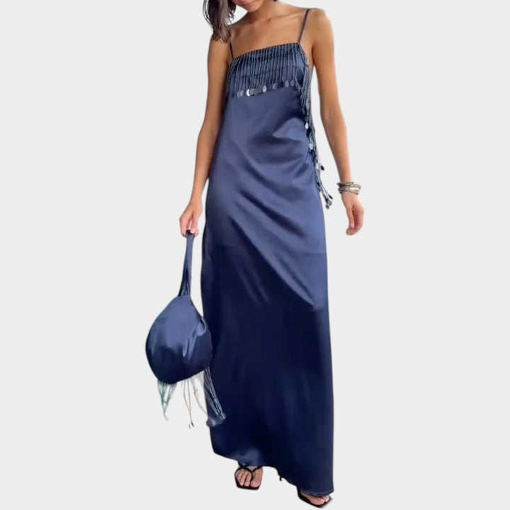 Müheloses Slip-Midikleid für Damen
