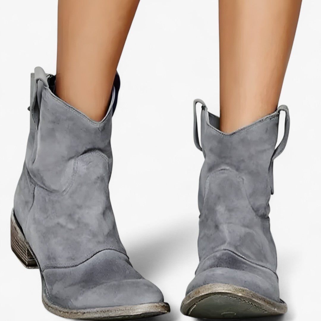 Western-Stiefel im Wildleder-Look für den Alltagstil