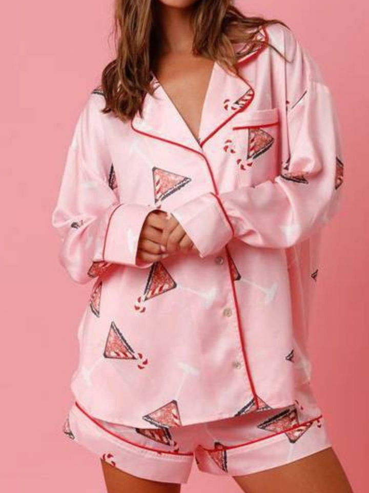 Crista® | Stilvolles Loungewear-Set mit Weihnachtsmotiven