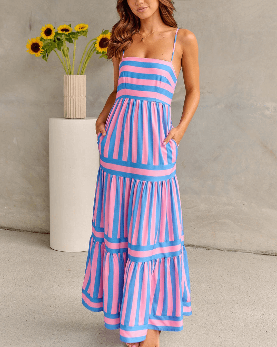 Gestreiftes Kleid