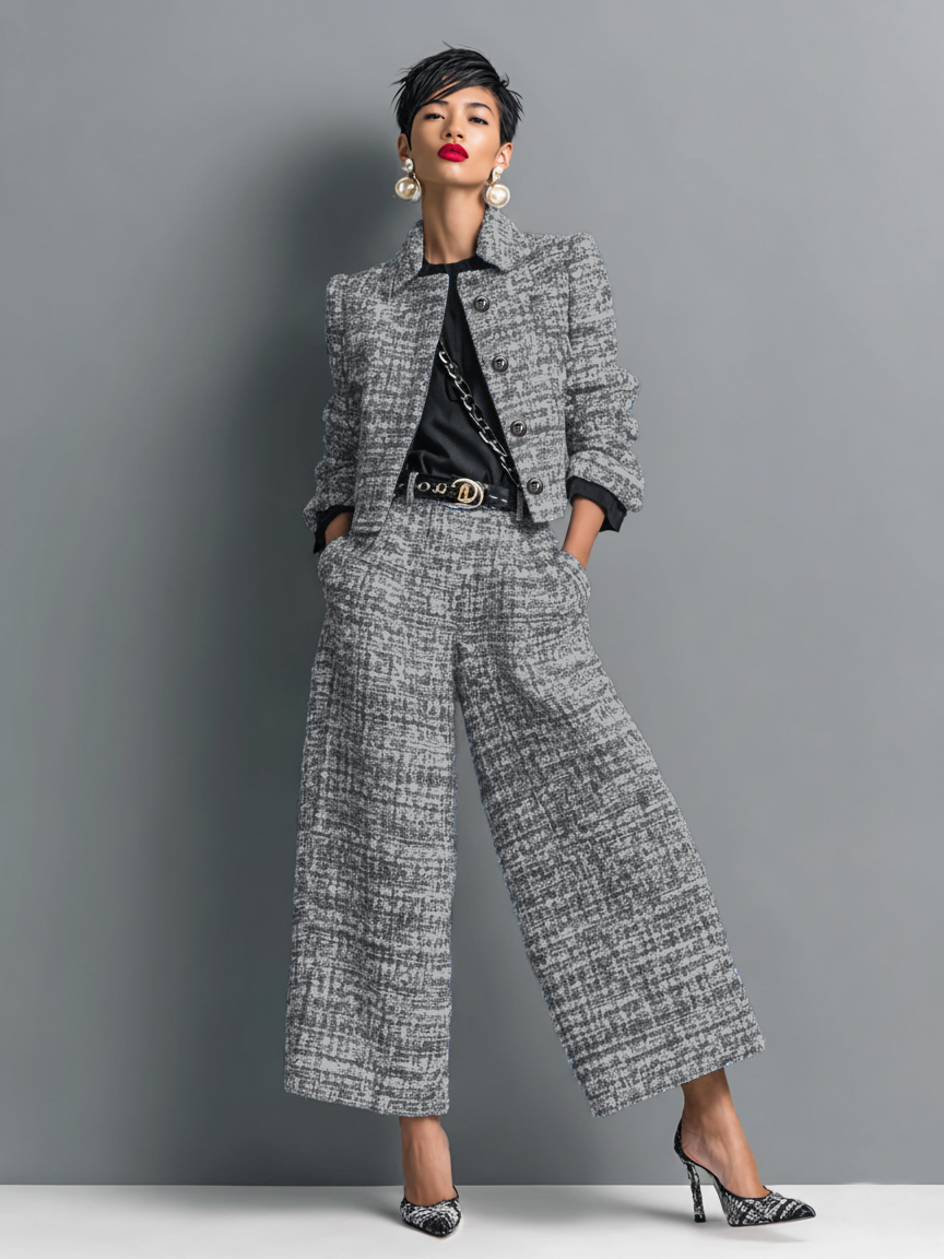 Schickes zweiteiliges Mode-Set für Damen