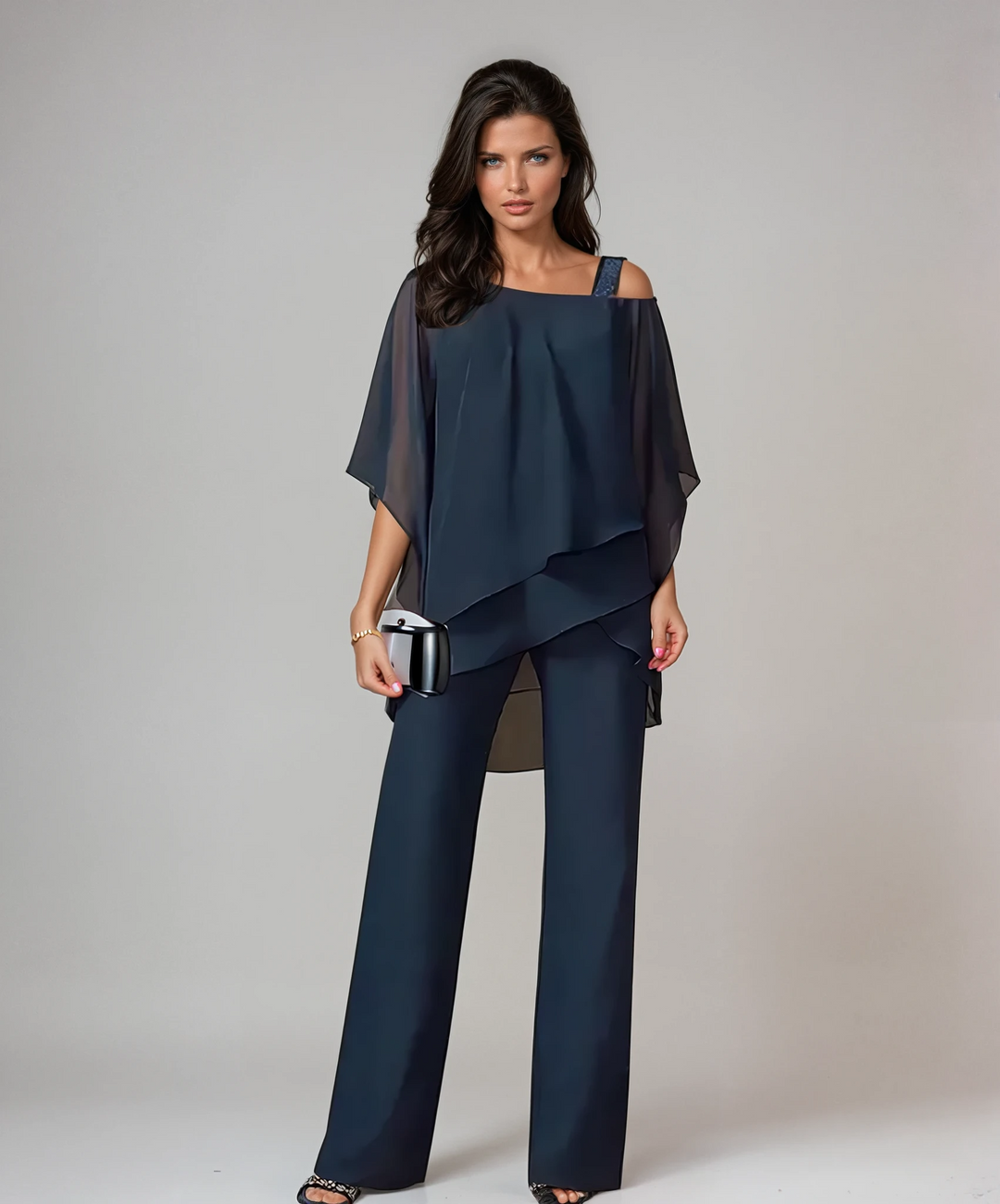 Schickes Lagen-Look Zweiteiler-Set