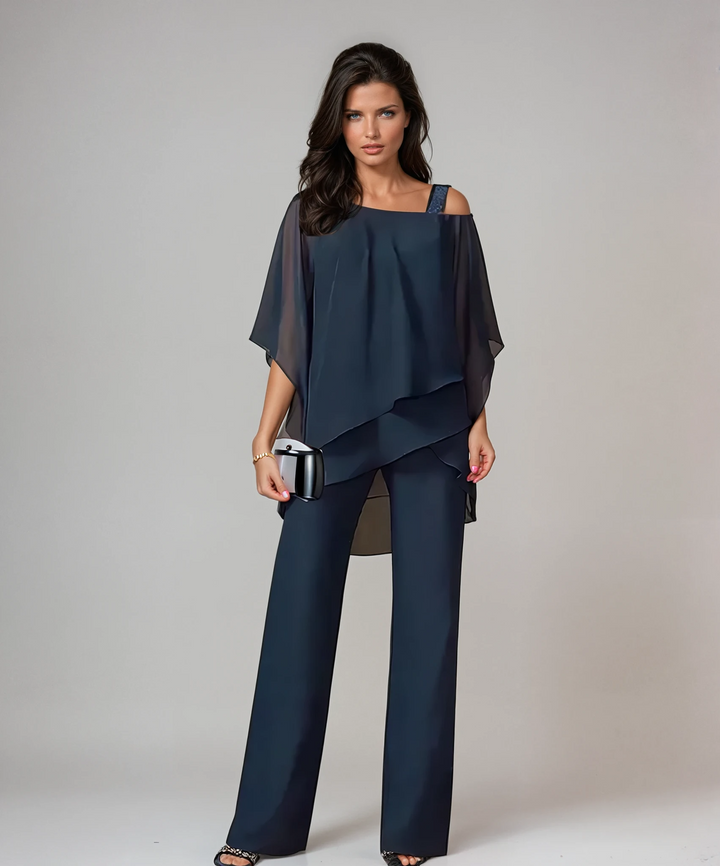 Schickes Lagen-Look Zweiteiler-Set