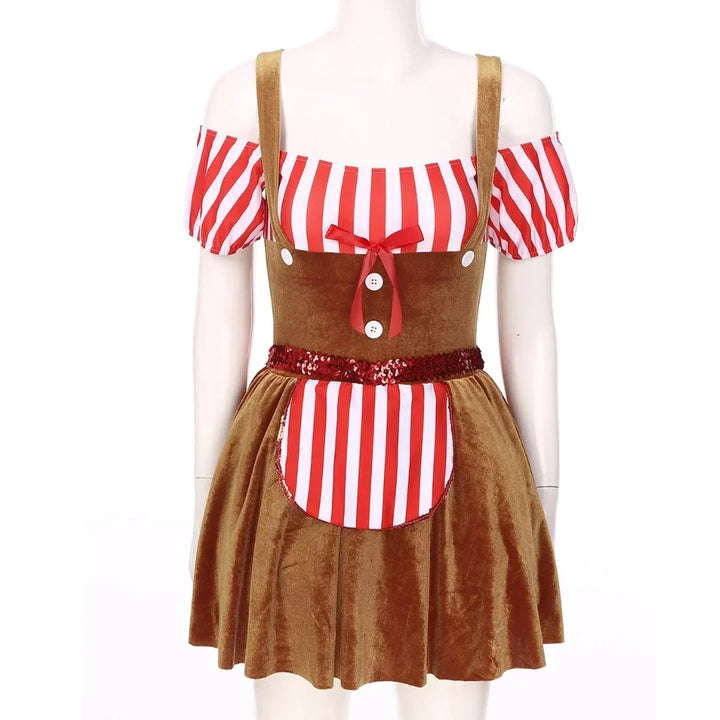 Traditionelles Dirndl für Damen in einer Gesamtansicht