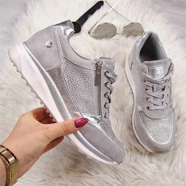 Bequeme orthopädische Sneaker mit Reißverschluss
