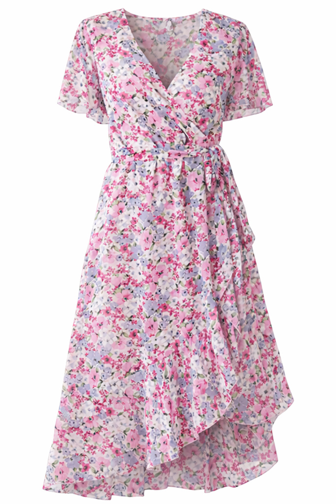 Florales Midikleid für Damen