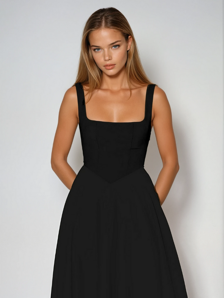 Klassisches Midi-Kleid für Damen