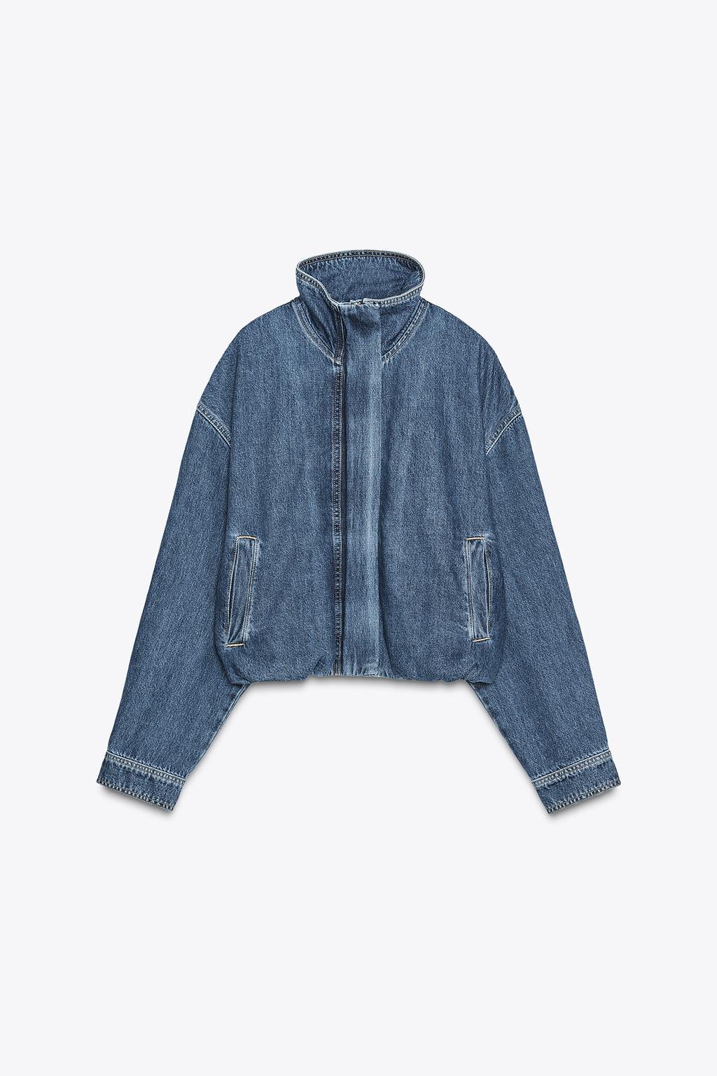 Klassische Vintage-inspirierte Jeansjacke