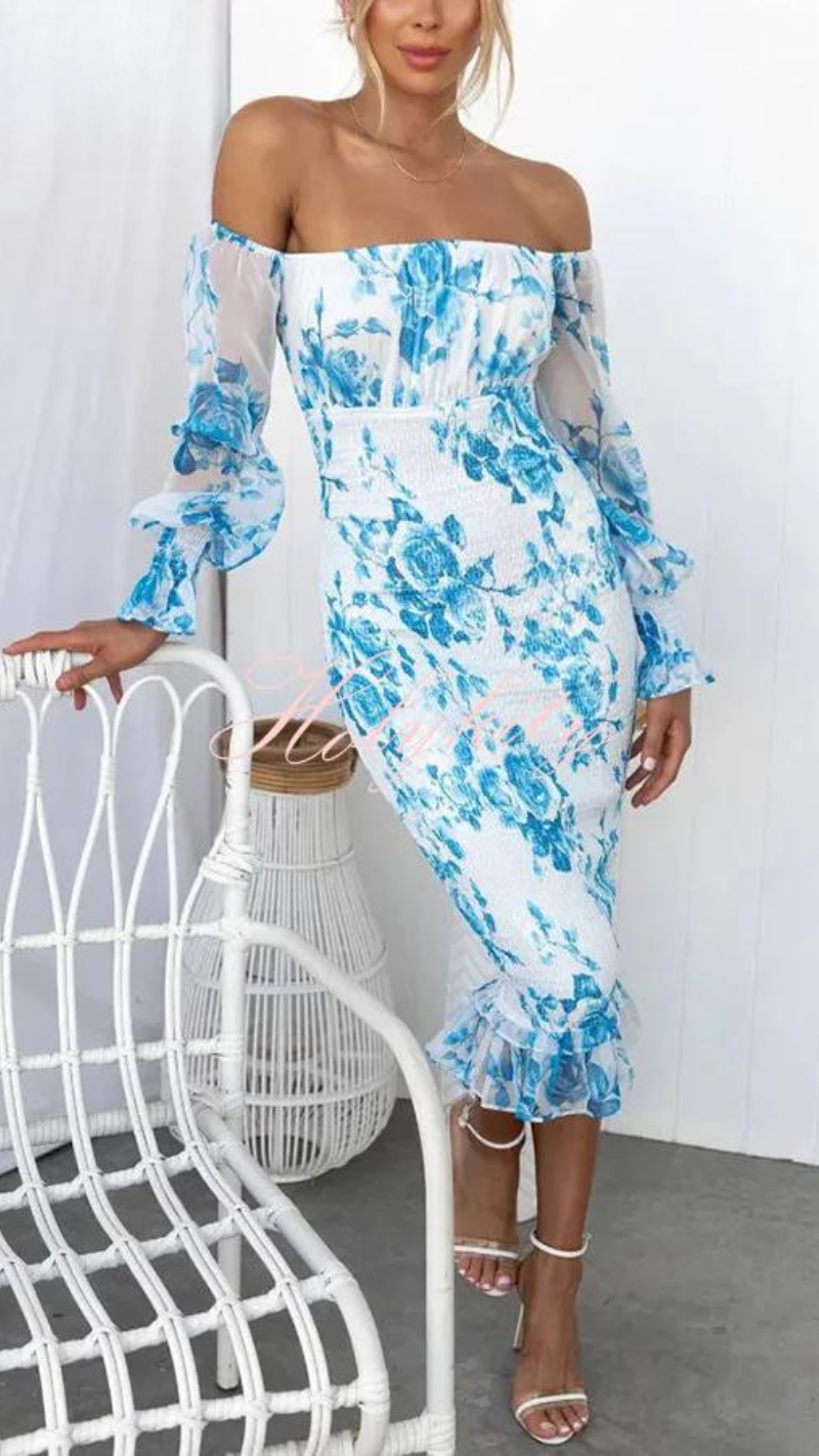 Luxuriöses Midikleid für Damen