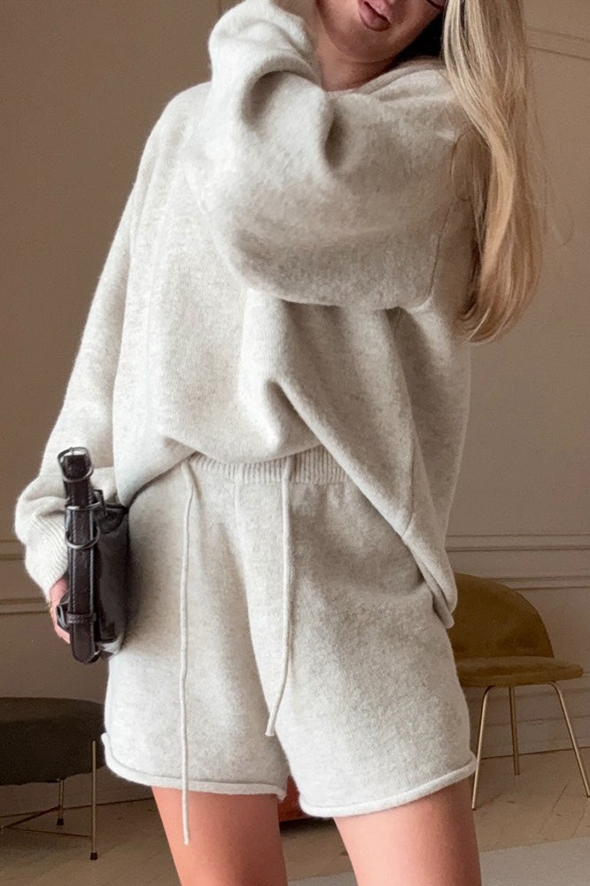 Vielseitiger Strick-Zweiteiler für lässige Damen-Freizeitlooks