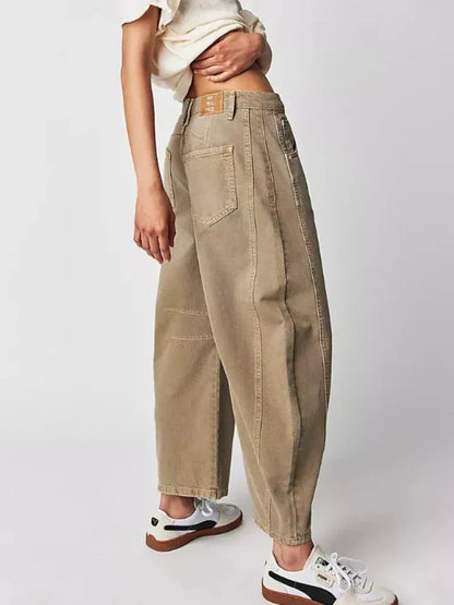 Weite lässige Winterjeans für Damen