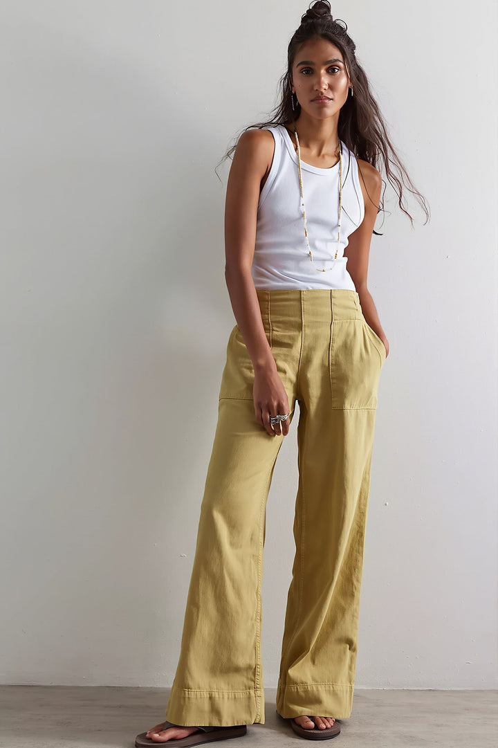 Damen Weite Jeans Mit Niedriger Taille