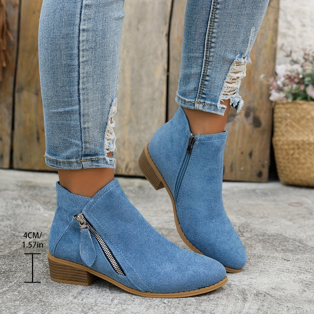 Schicke Leder-Stiefeletten für den Alltagstil