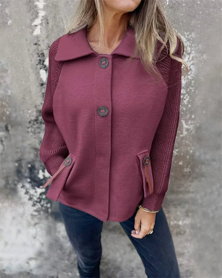 Gemütliche leichte Damenjacke für Herbst und Winter
