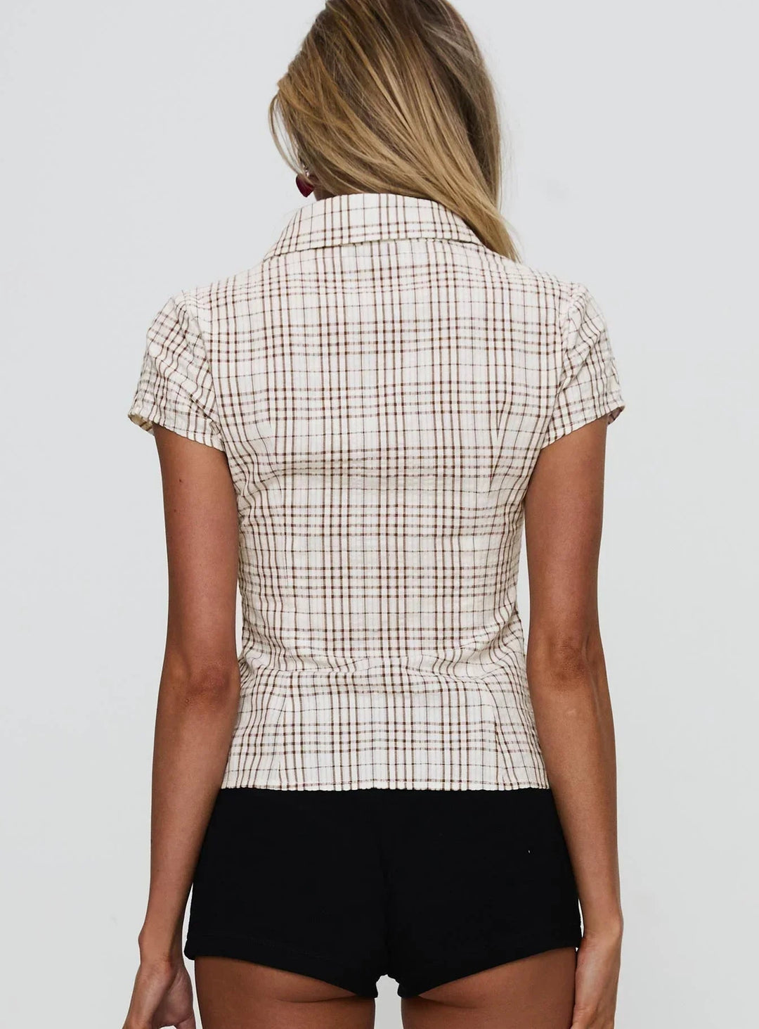 Seidige Bluse in entspannter Passform für legere Eleganz