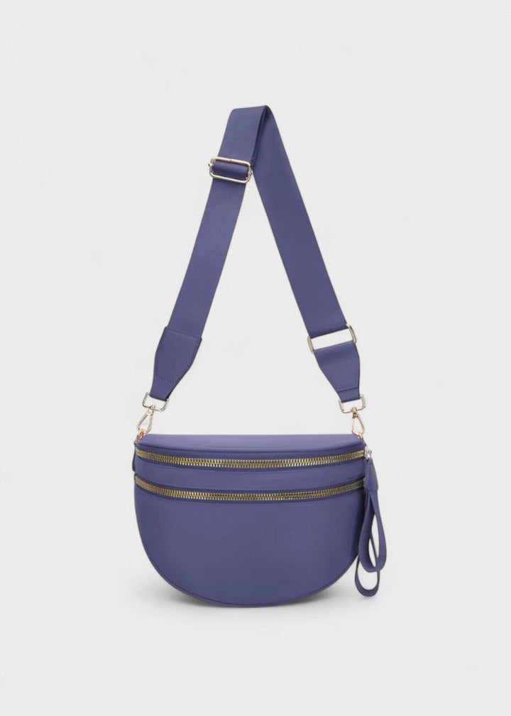 Elegante Leder-Bauchtasche für freihändigen Stil