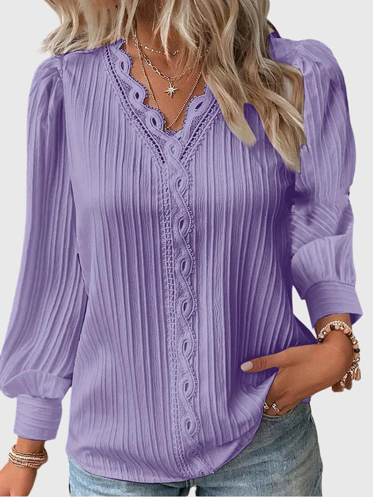 Elegante Damenpullover-Bluse
