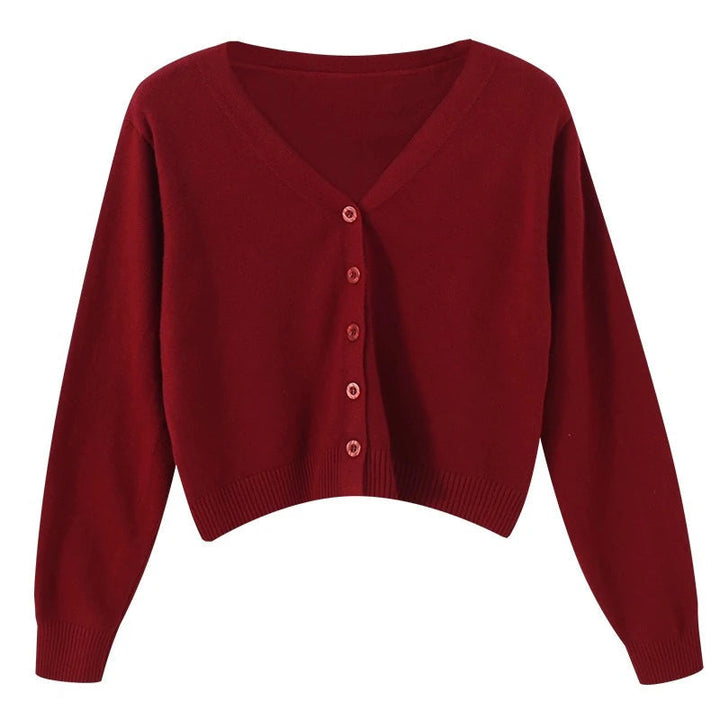 Damen Leichtgewicht Strickpullover mit V-Ausschnitt