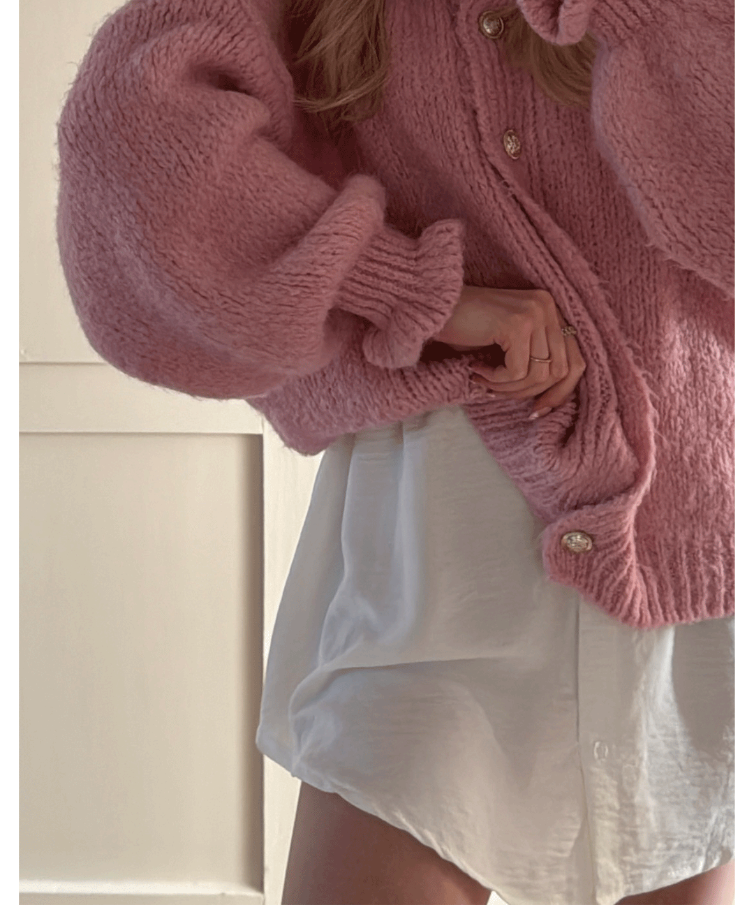 Eleganter weißer Rock