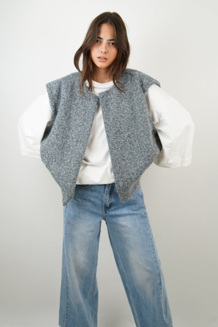 Damen Cardigan Mit Taschen Aus Weicher Strickware