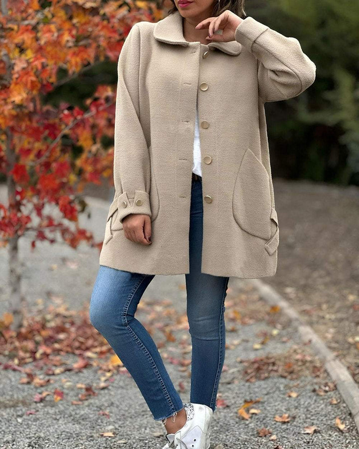 Schicke elegante Jacke mit stilvollem seitlichem Knotendetail