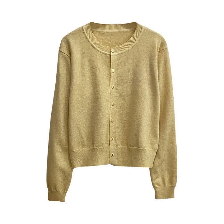 Damen Strickjacke mit Stretch, vorn mit Knopfleiste