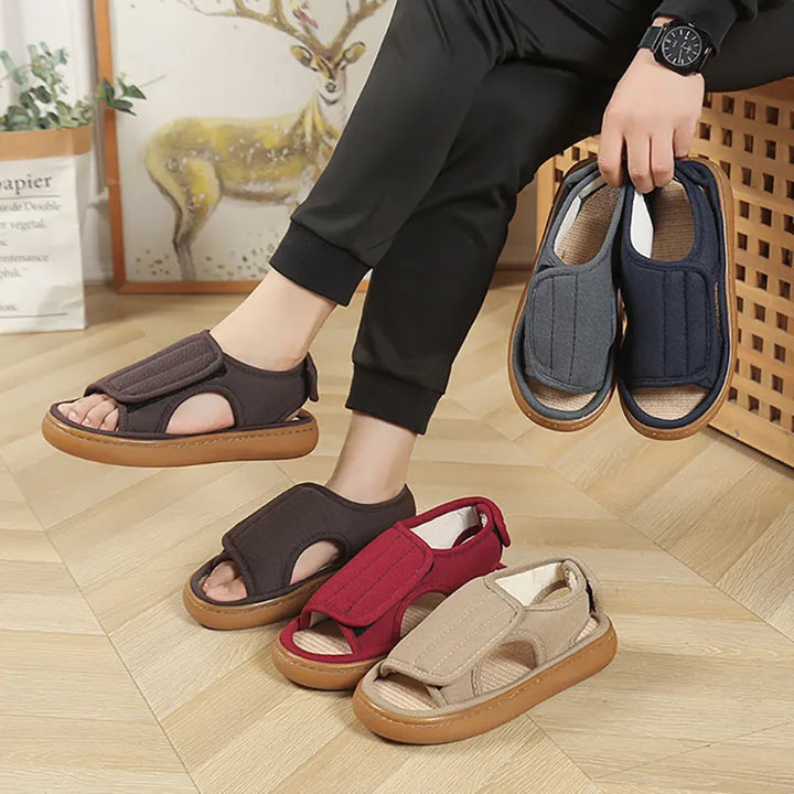 Damen Sandalen mit verstellbaren Riemen für sicheren Halt
