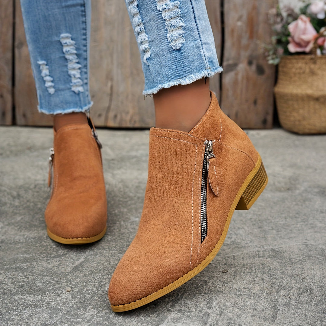 Schicke Leder-Stiefeletten für den Alltagstil