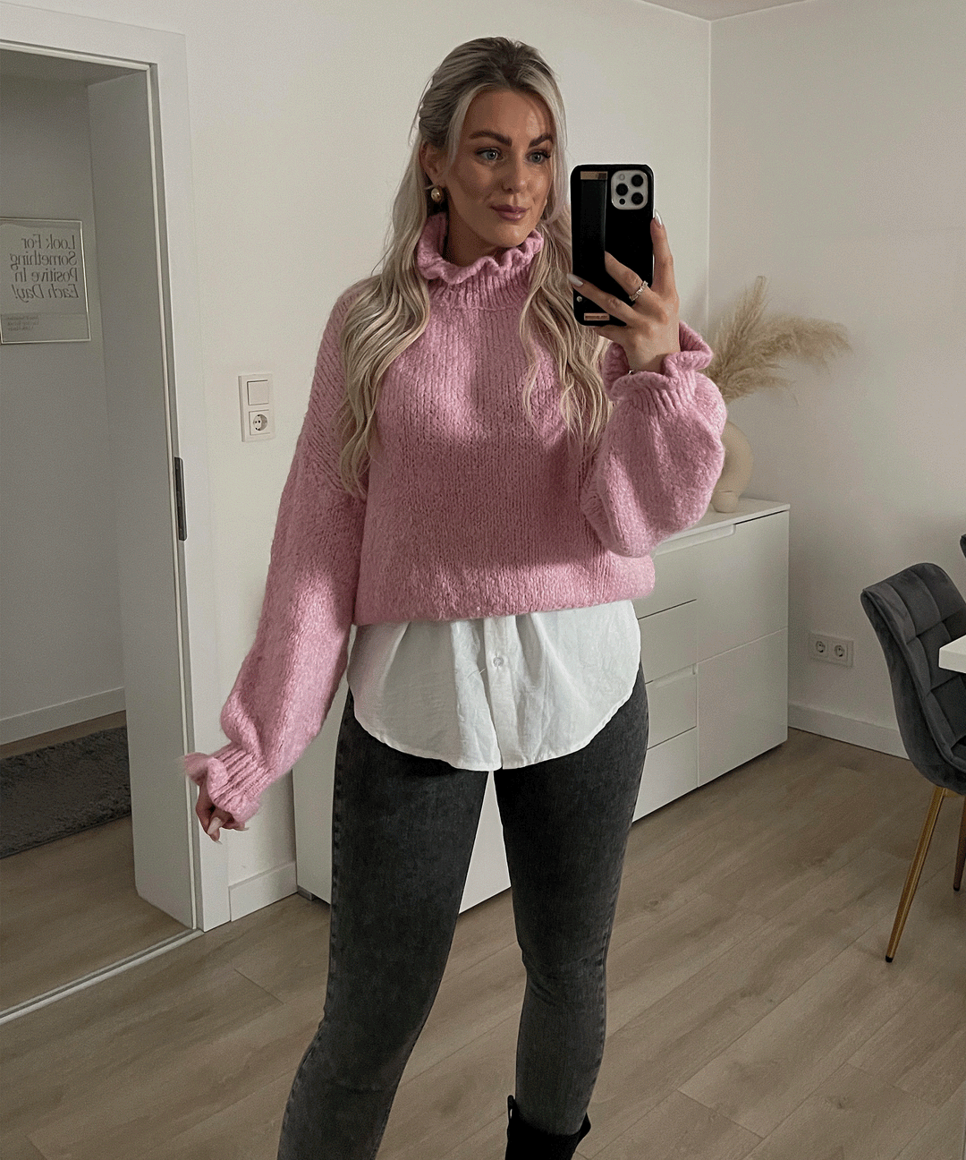 Eleganter weißer Rock