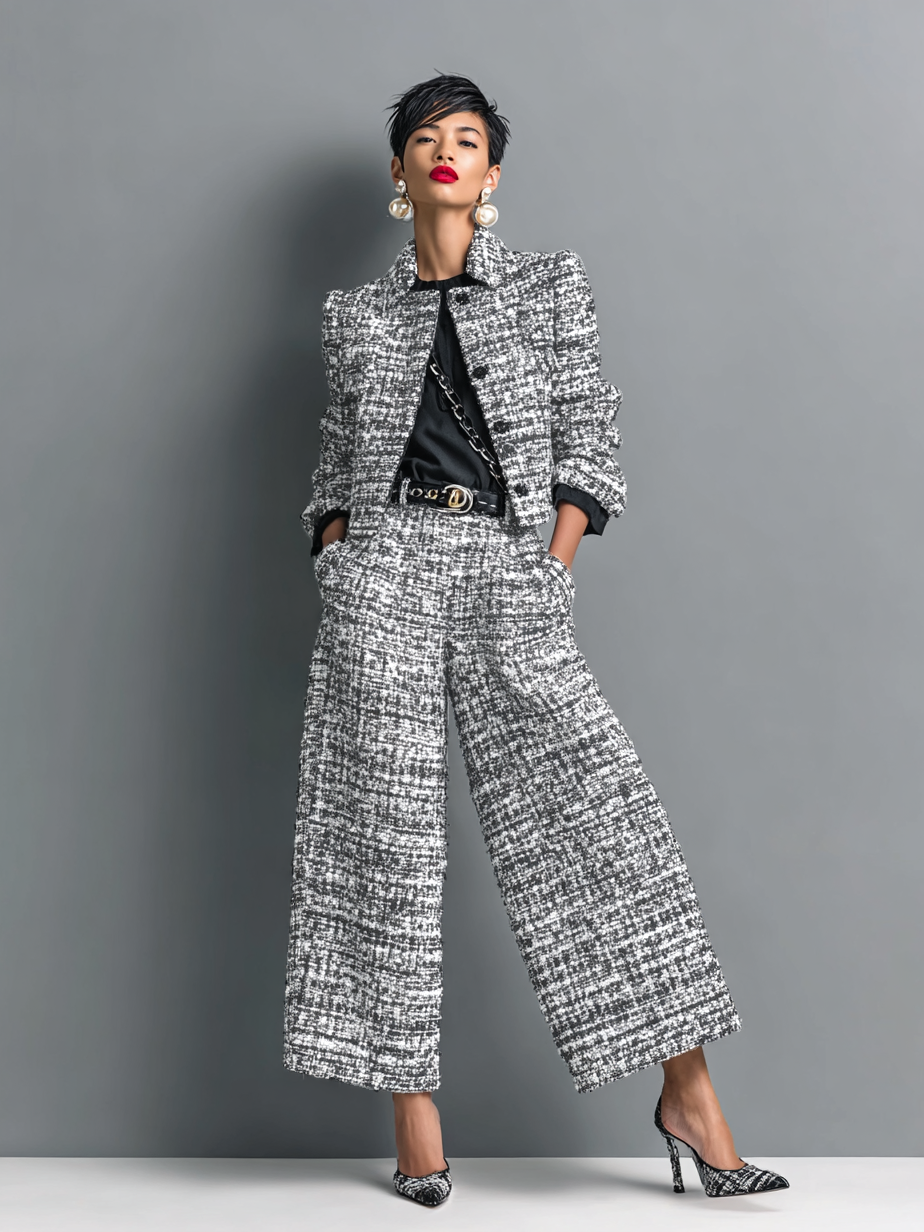 Schickes zweiteiliges Mode-Set für Damen