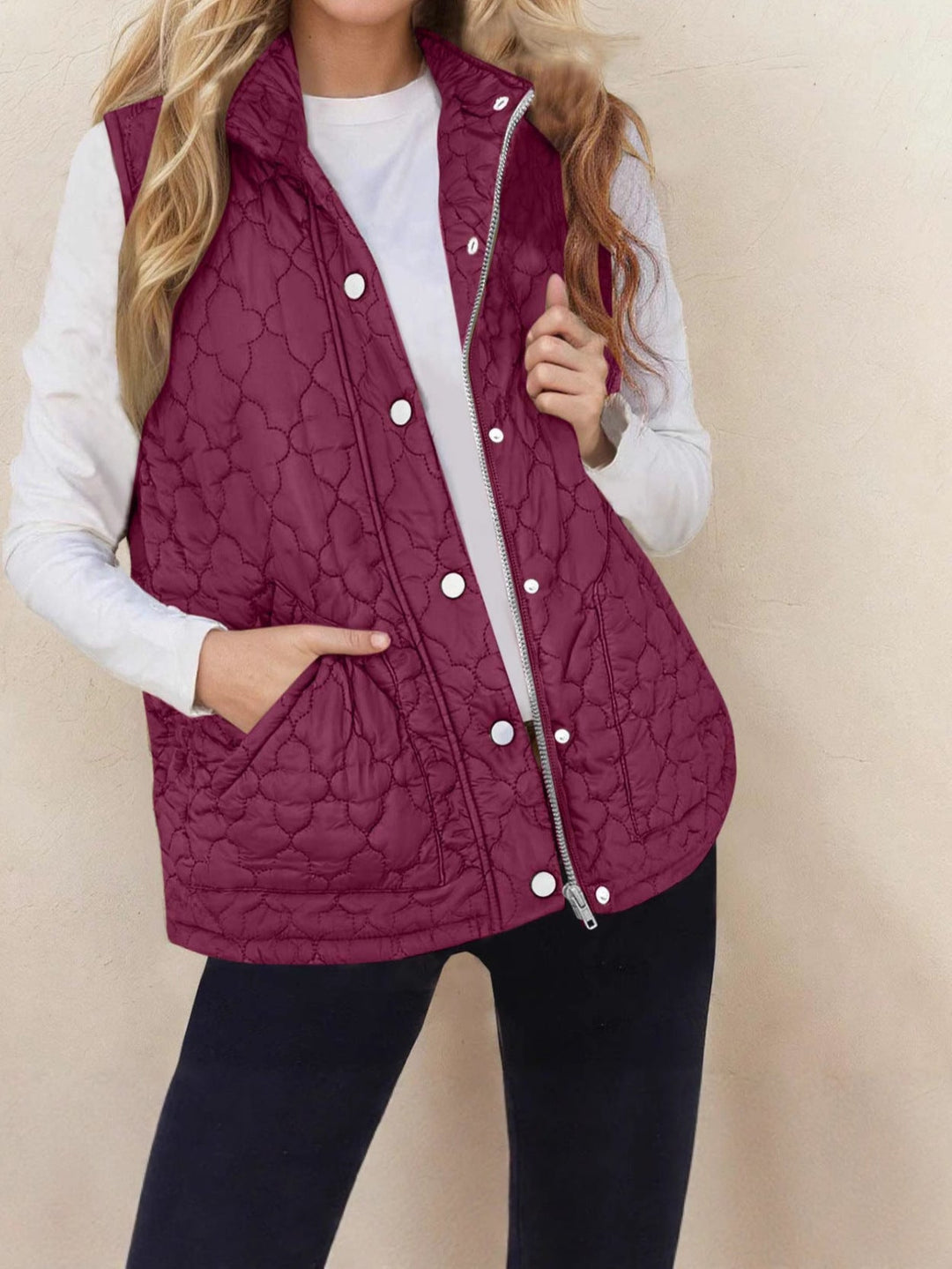 Ärmellose Steppweste für vielseitige Übergangsoutfits