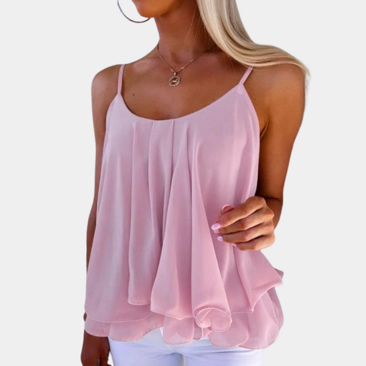 Damen Spaghettiträger Luftiges Sommertop