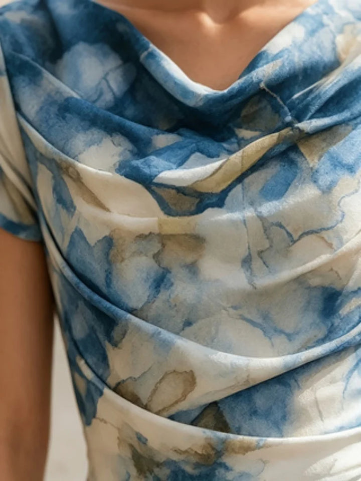 Damen Schulterfreies, eng anliegendes langes Kleid mit Klöppelspitzenmuster