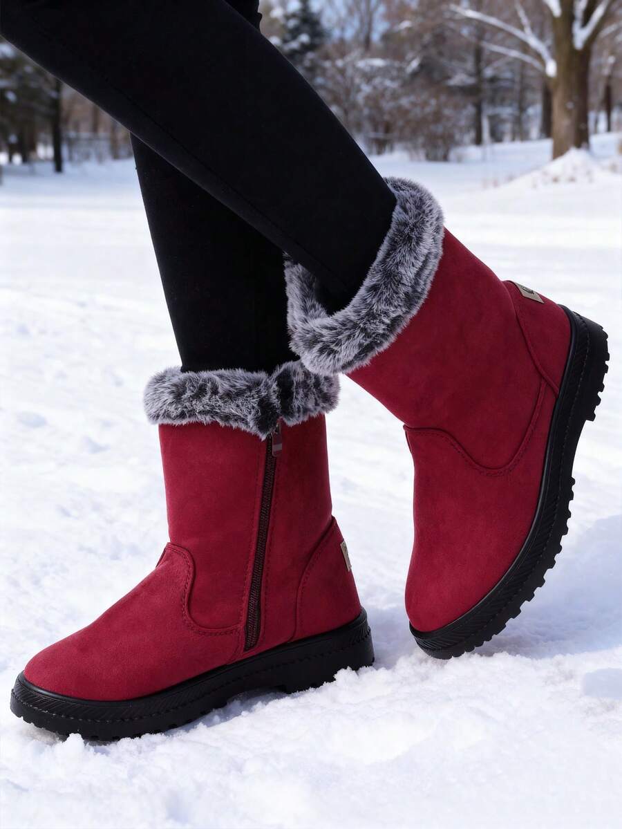 Leichte warme Damen-Winterstiefel