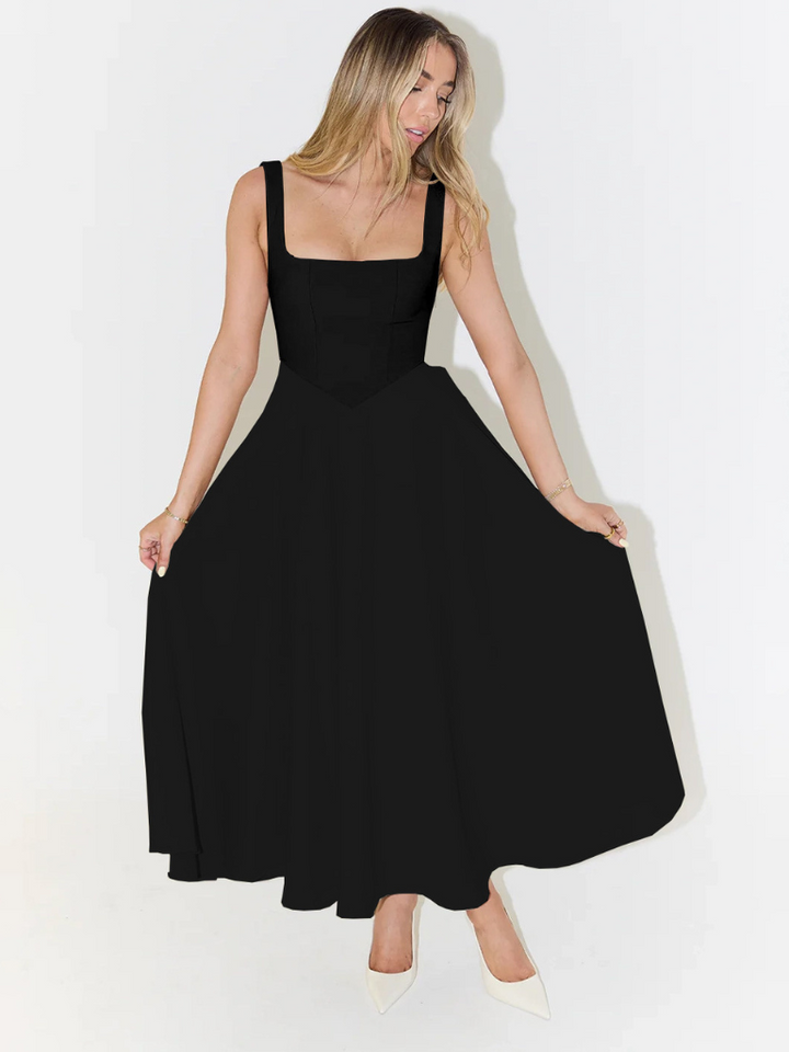 Klassisches Midi-Kleid für Damen