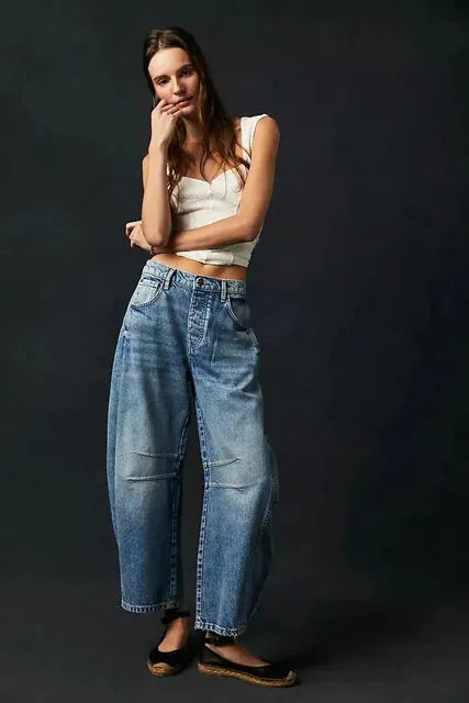 Weite lässige Winterjeans für Damen