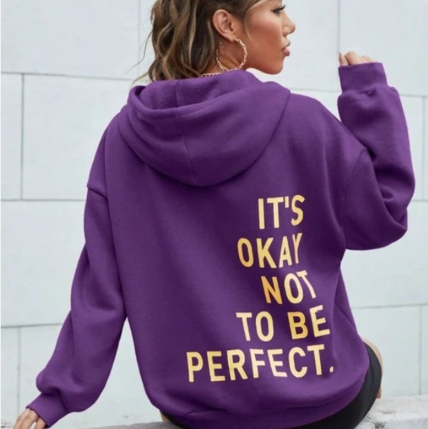 Damen Hoodie Mit Kapuze Und Lockerem Schnitt