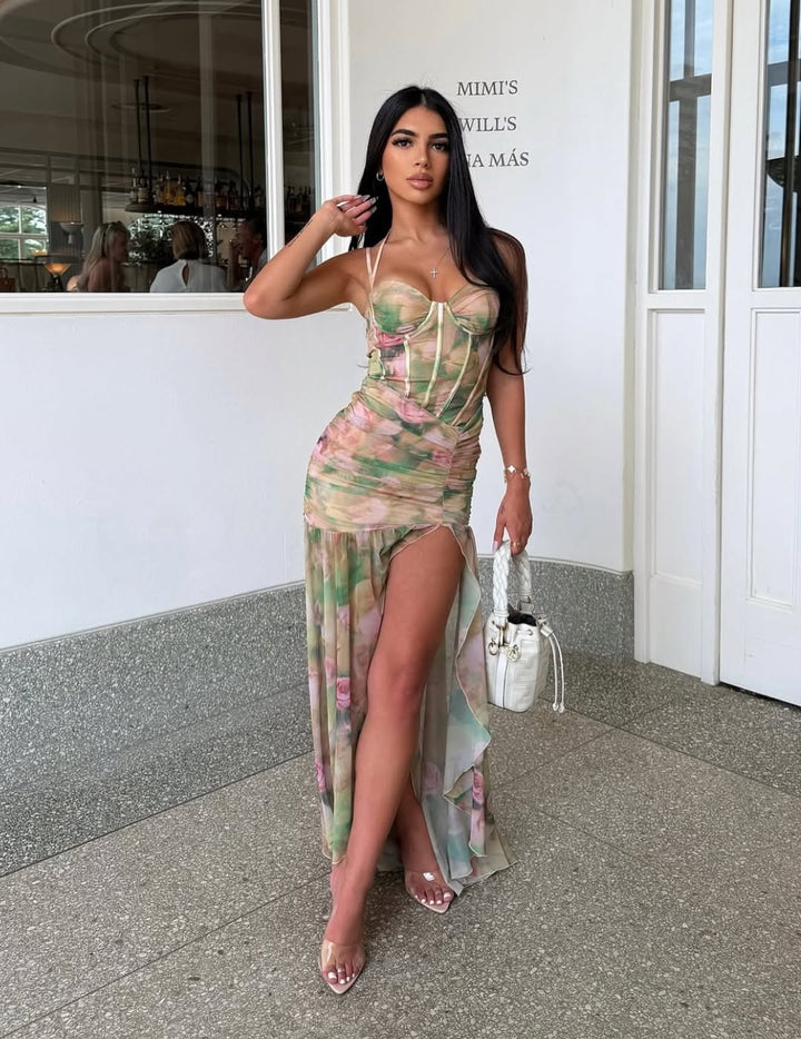 Rabella Elegantes Maxikleid mit fließender Silhouette