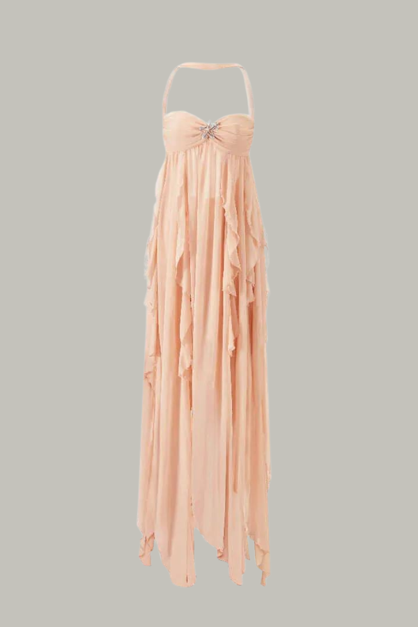 Elegantes fließendes Maxikleid für besondere Anlässe