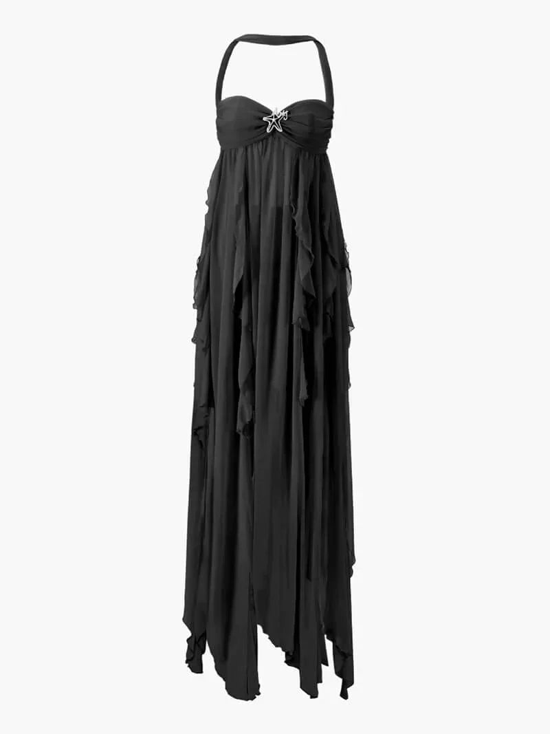Elegantes fließendes Maxikleid für besondere Anlässe