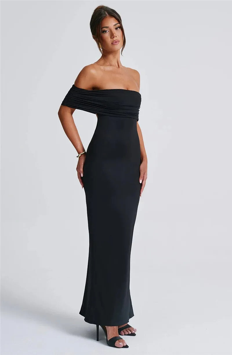 Sexy trägerloses, rückenfreies Maxikleid für Damen