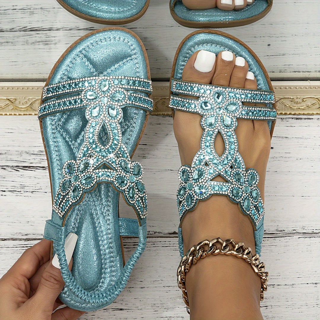 Damen Boho Sandalen Mit Rutschfester Sohle