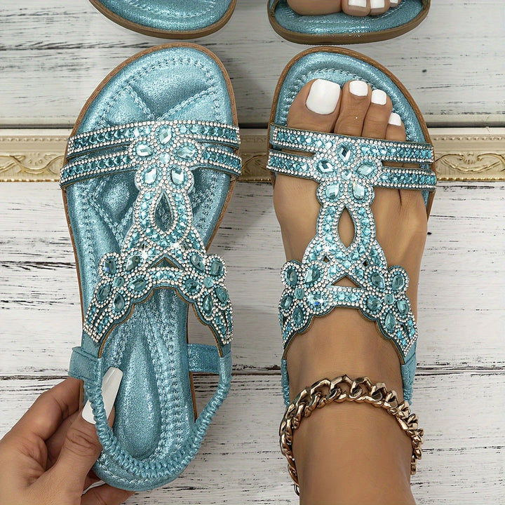 Damen Boho Sandalen Mit Rutschfester Sohle