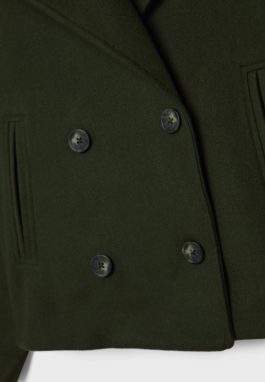 Schicke zweireihige kurze Jacke